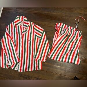 Show Me Your MuMu Festive Striped Pajama Set 1X